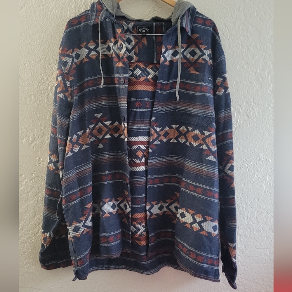 Billabong Baja Cali Fannel Size XXL NWOT